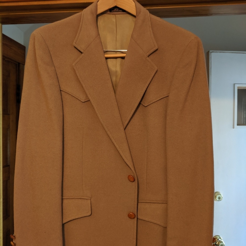 Cashmere suit coat